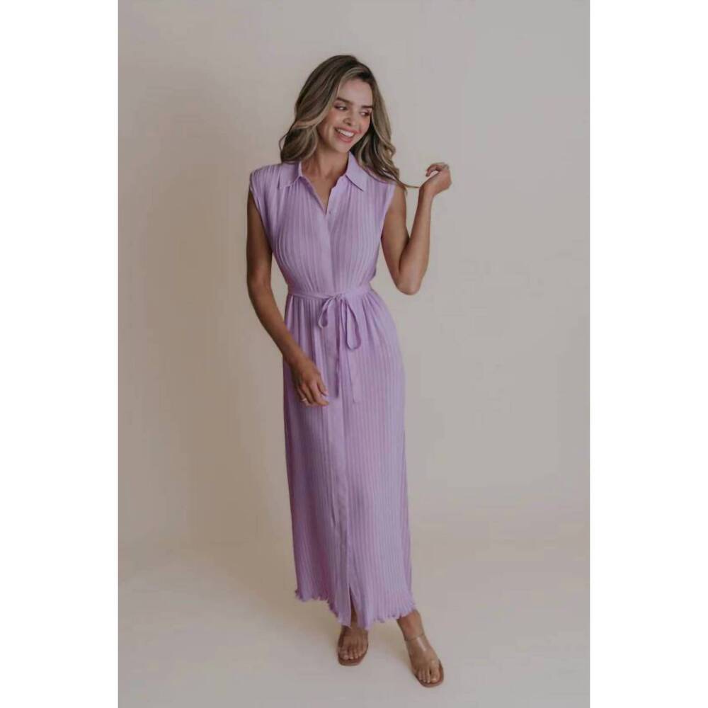 NEW LAROQUE pierce dress in lavender